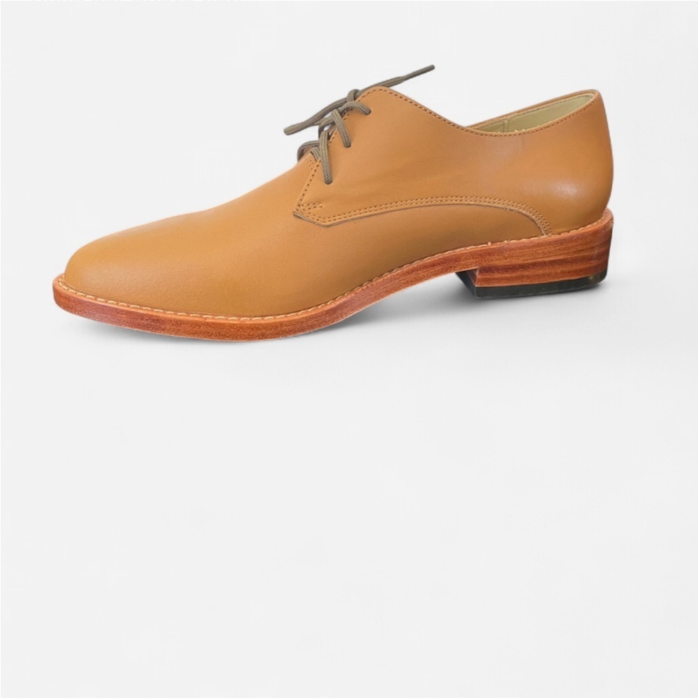 Nisolo James Oxford 6.5 Tan Leather Old Money Quiet Luxury Minimalist - Picture 5 of 14